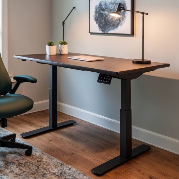 Modular height-adjustable office desk